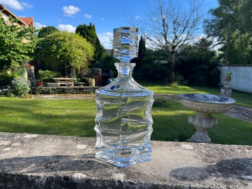 Carafe whisky cristal taille - a,