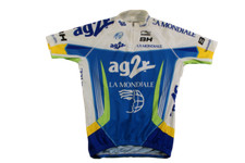 Maillot vélo vintage Biemme AG2R la Mondiale BH UCI
