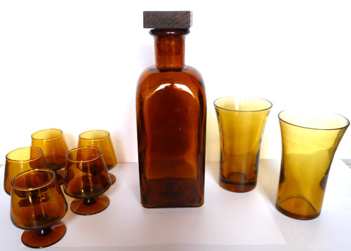 Carafe verres teintes - 1, /
