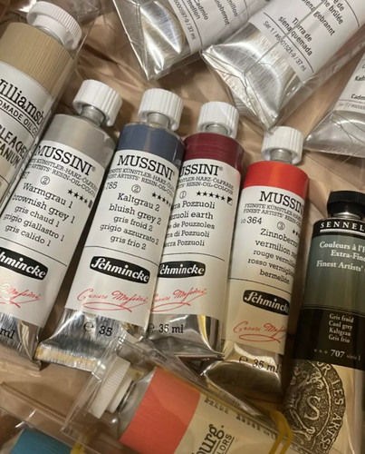 Neuf tubes peinture à - [neuf],