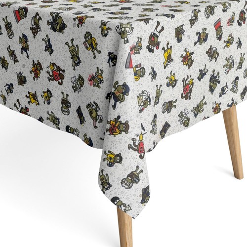 Nappe coton enduit - en,