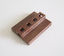 PLAYMOBIL (L3278) MOYEN-AGE - Base Connecteur Mur Ouvert Côté Ruine Barbare 4435