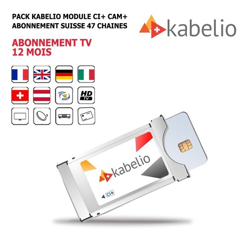Pack module kabelio cam - cam, +