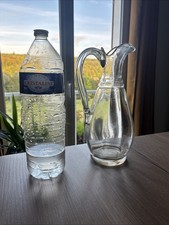 GRAND PICHET A CIDRE OU A EAU  NORMAND ANNEE 1800 EN VERRE SOUFFLÉ RÉGIONALISME