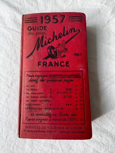 Guide pneu michelin - guide, france