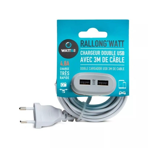 Wattandco rallonge avec - wattandco, 3m