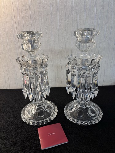 Paire chandelier cristal - en,