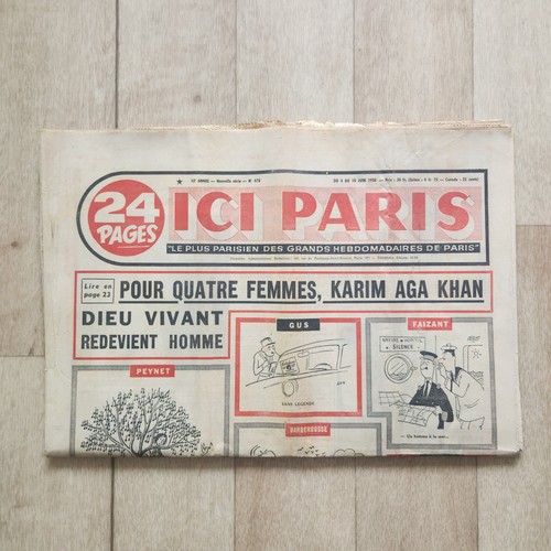 Ici paris 675 - n°675, karim
