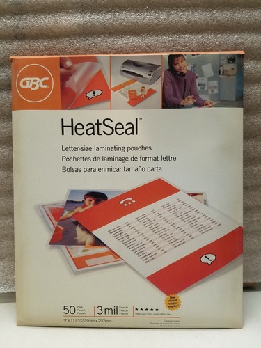 50 - GBC Heat Seal Letter Sixe