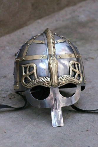 Casque viking avec armure - , de