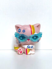 LPS Littlest PetShop chat persan rose 1436 + accessoire Postcard
