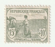 ♣ Timbre France Orphelin de