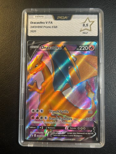 Carte pokémon dracaufeu - dracaufeu, v