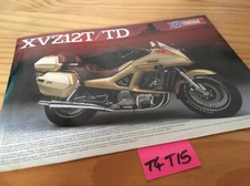 Yamaha XVZ12T XVZ12TD 1200 Venture XVZ T TD brochure catalogue moto prospectus