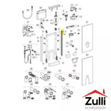Bouchons latéraux Geberit Monolith, noir, plastique