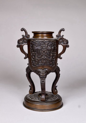 Brûle parfum bronze japon - brûle,