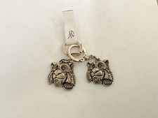 2 porte Clef tête Tigre Esso Tour de France Automobile 1977 carburant-Keychain