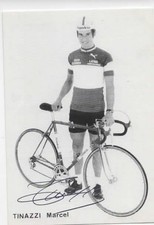 TOUR DE FRANCE CYCLISME autographe  de MARCEL TINAZZI EN CHAMPION DE FRANCE 1977