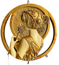 Plaque décortaive Style Mucha