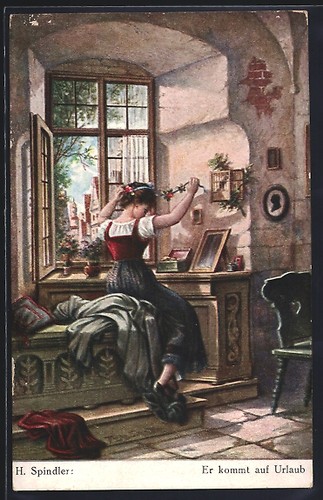 Carte postale artiste - postale, d'artiste