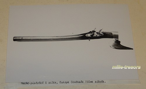 Photo hache pistolet silex - photo,
