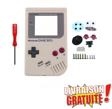 Nintendo Game Boy DMG-01 Kit Pièces de Rechange (Coque + Boutons + Vis)