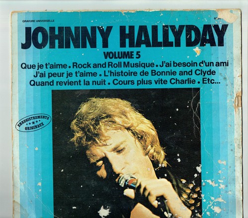 33t johnny hallyday - hallyday, vinyle