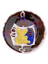 Assiette Jean Lurçat Sant Vicens Circa 1955 