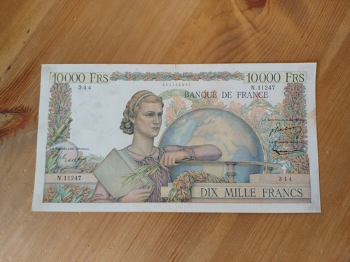B58 billet 10000 - 10000, francs