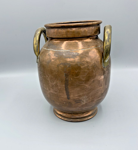 Pot vase ancien cuivre - vase,
