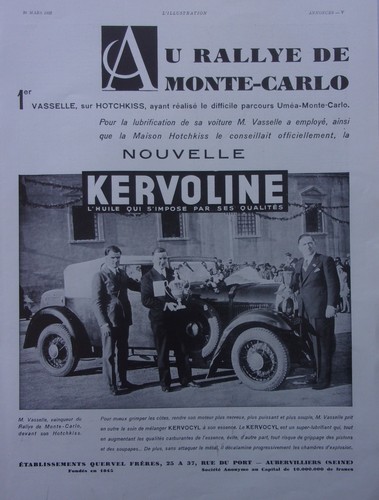 Publicite huile kervoline - ,
