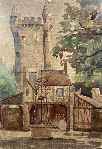 Château donjon village - château,