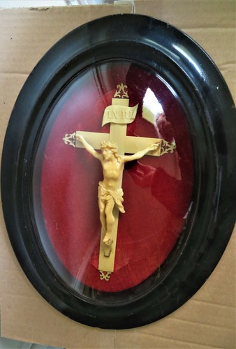 Reliquaire ancien crucifixion - reliquaire,