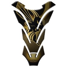 Autocollants Tankpad Universel Moto 3D Résine Compatible Honda HORNET Or