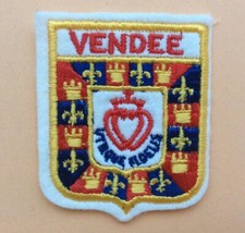 Écusson VENDEE DOUBLE CŒUR