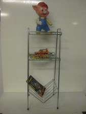 Sellette /étagère métal chromé années 70.