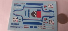 decals decalcomanie renault r5 turbo banania 1/43 comme sur la photo