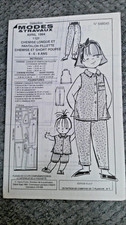 patron poupée  modes et