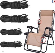 Remplacement Corde Élastique Universelle pour Fauteuil Relax 4 Pièces Lacets E