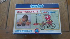 vintage jeu electronics kits n° 4 monter votre sirene américaine berchet an 1982