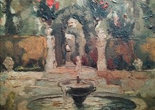 Tableau huile paysage - tableau,
