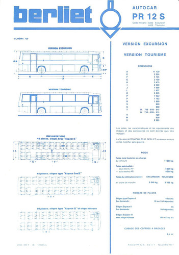 Berliet autocar s - berliet, /