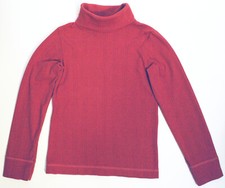 PETIT BATEAU sous-pull col roulé TBE maille fantaisie t-shirt haut fille 6 ans