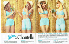 Publicité Advertising 0825  1969  Chantelle soutien gorge gaine  17.8.25