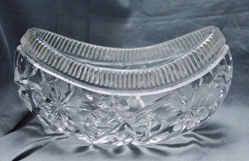 Bol bateau cristal de - bol, en