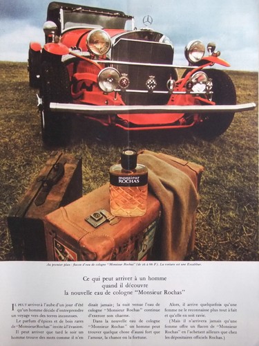 Publicité 1960 rochas eau - publicitÉ,