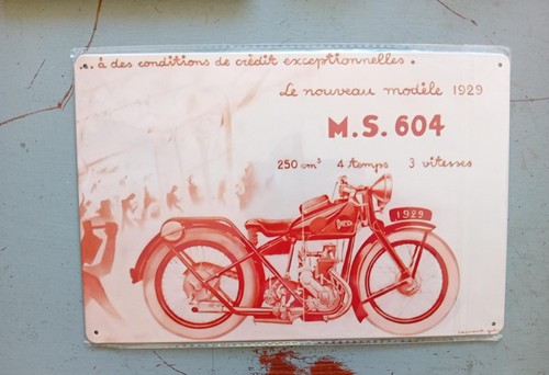 Plaque métal décorative - métal, 30