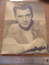 PHOTO CARTOLINE STUDIO HARCOURT +- 1940 ACTEUR ROGER DUCHENE 18  X 23,5 cm
