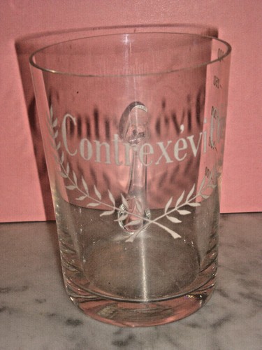 Ancien verre cure - de, curiste