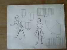 tf087 croquis école couture